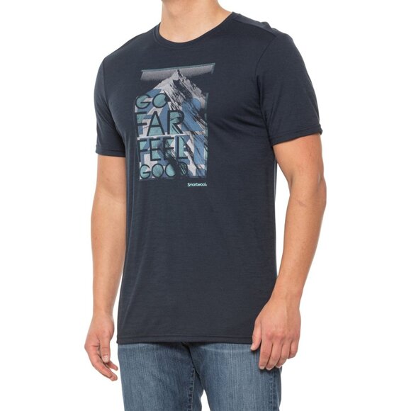 Smartwool Merino Sport 150 Mountain Journey Graphic Tee size XL - Picture 1 of 7